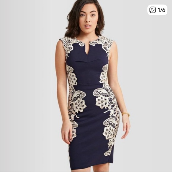 ModCloth Lakeside Libations Paper Dolls Lace Cocktail Dress - Picture 8 of 9